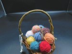 basket of yarn a